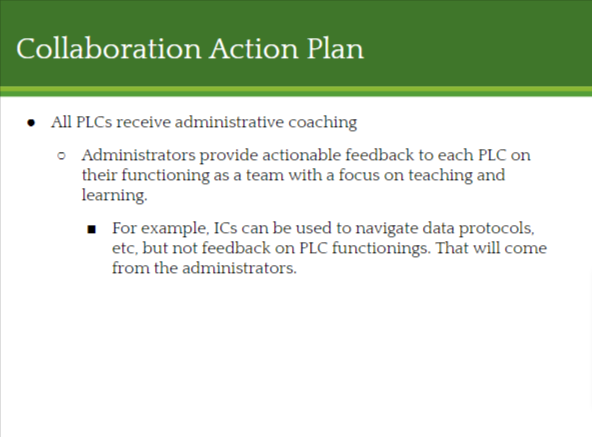 Collaboration action plan
